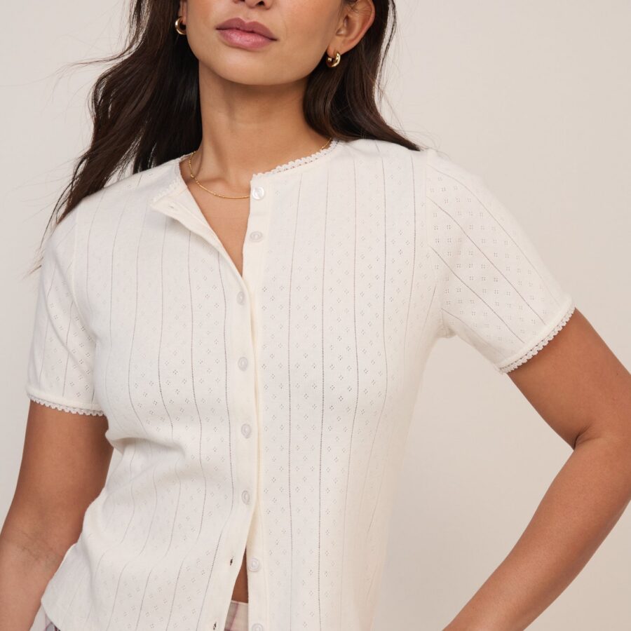 White Soft Polished Modern Shorts